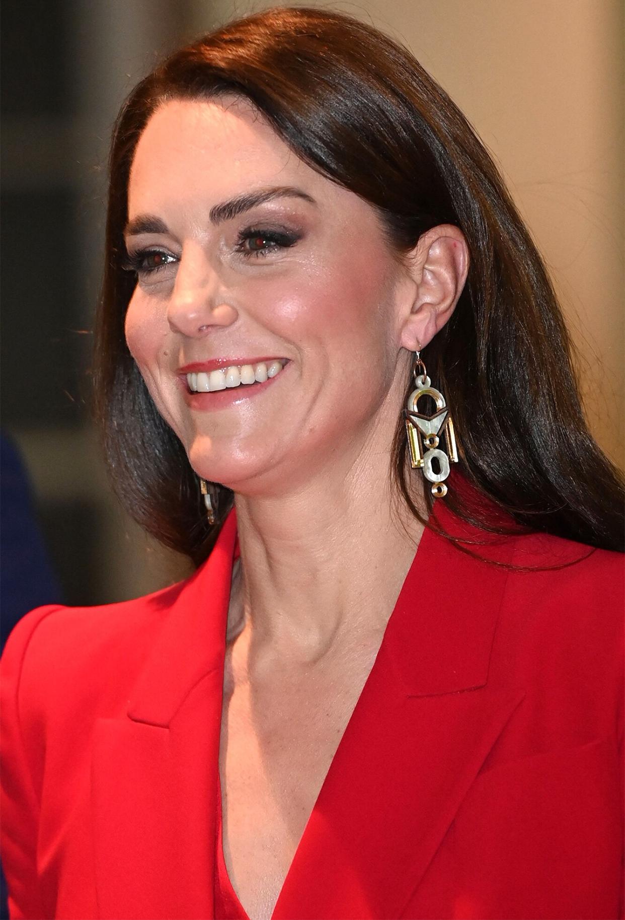 Britain's Catherine, Princess of Wales attends a pre-campaign launch event, hosted by The Royal Foundation Centre for Early Childhood, at BAFTA in central London on January 30, 2023