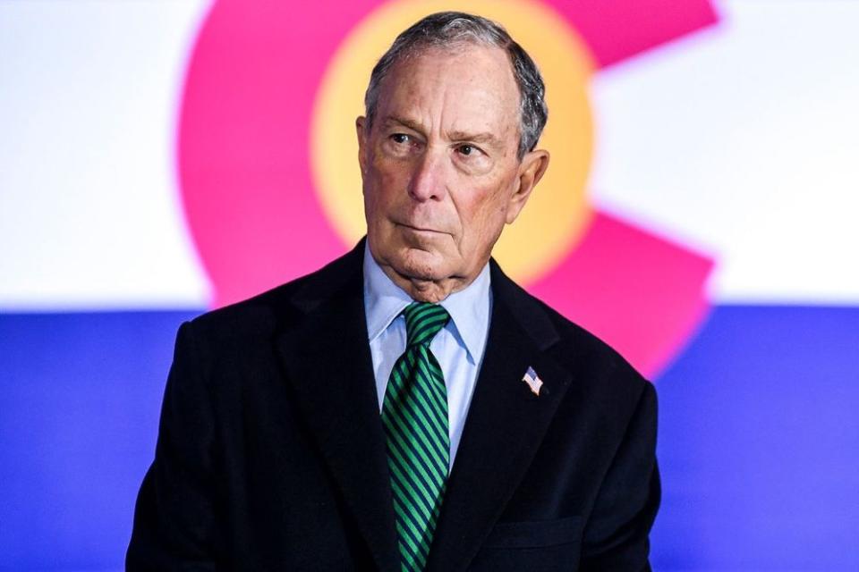 Democratic presidential candidate Michael Bloomberg in early December. | Michael Ciaglo/Getty