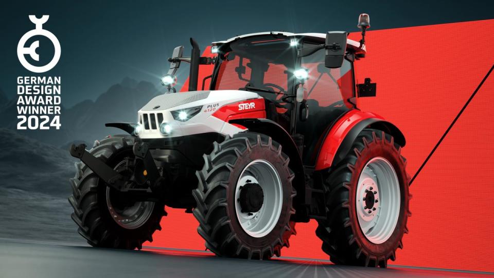 The company's Design Team awarded for its STEYR<sup>®</sup> Plus tractor range