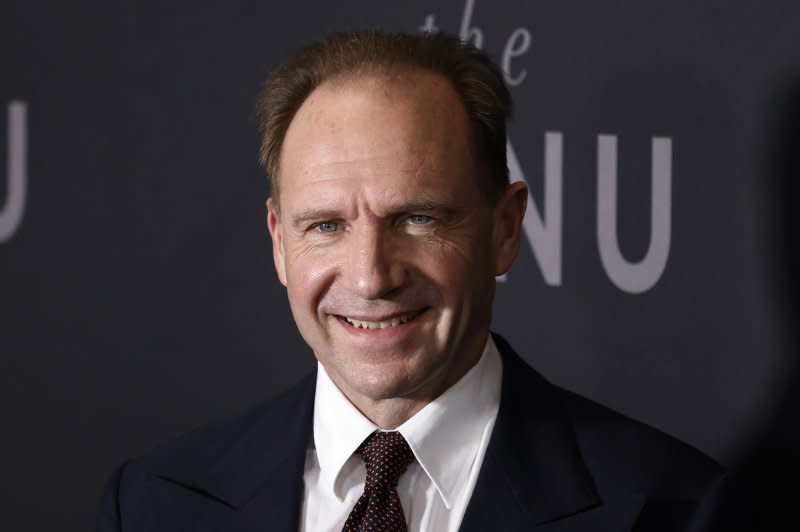 Ralph Fiennes attends the New York premiere of "The Menu" in November. File Photo by John Angelillo/UPI