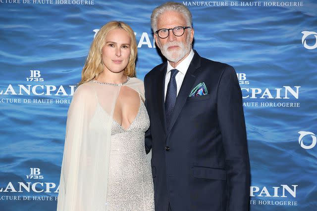 <p>Manoli Figetakis/Getty</p> Rumer Willis and Ted Danson