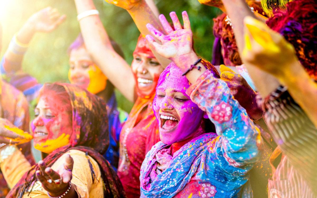 A feast of spectacular colour as Hindus celebrate Holi