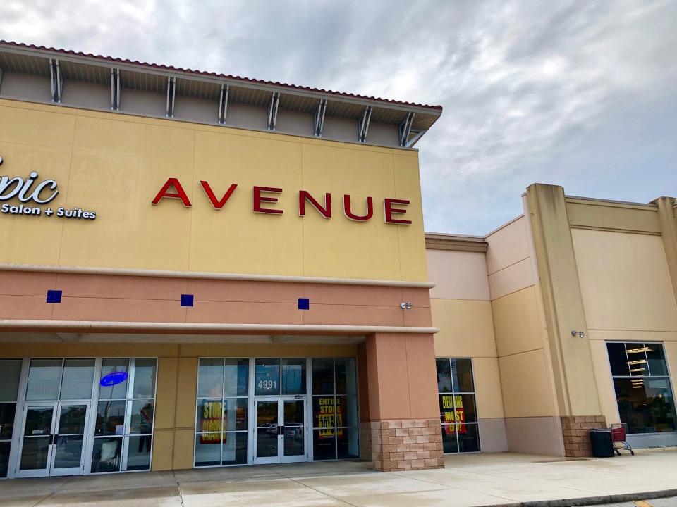 All Avenue stores are closing and liquidation sales are underway.