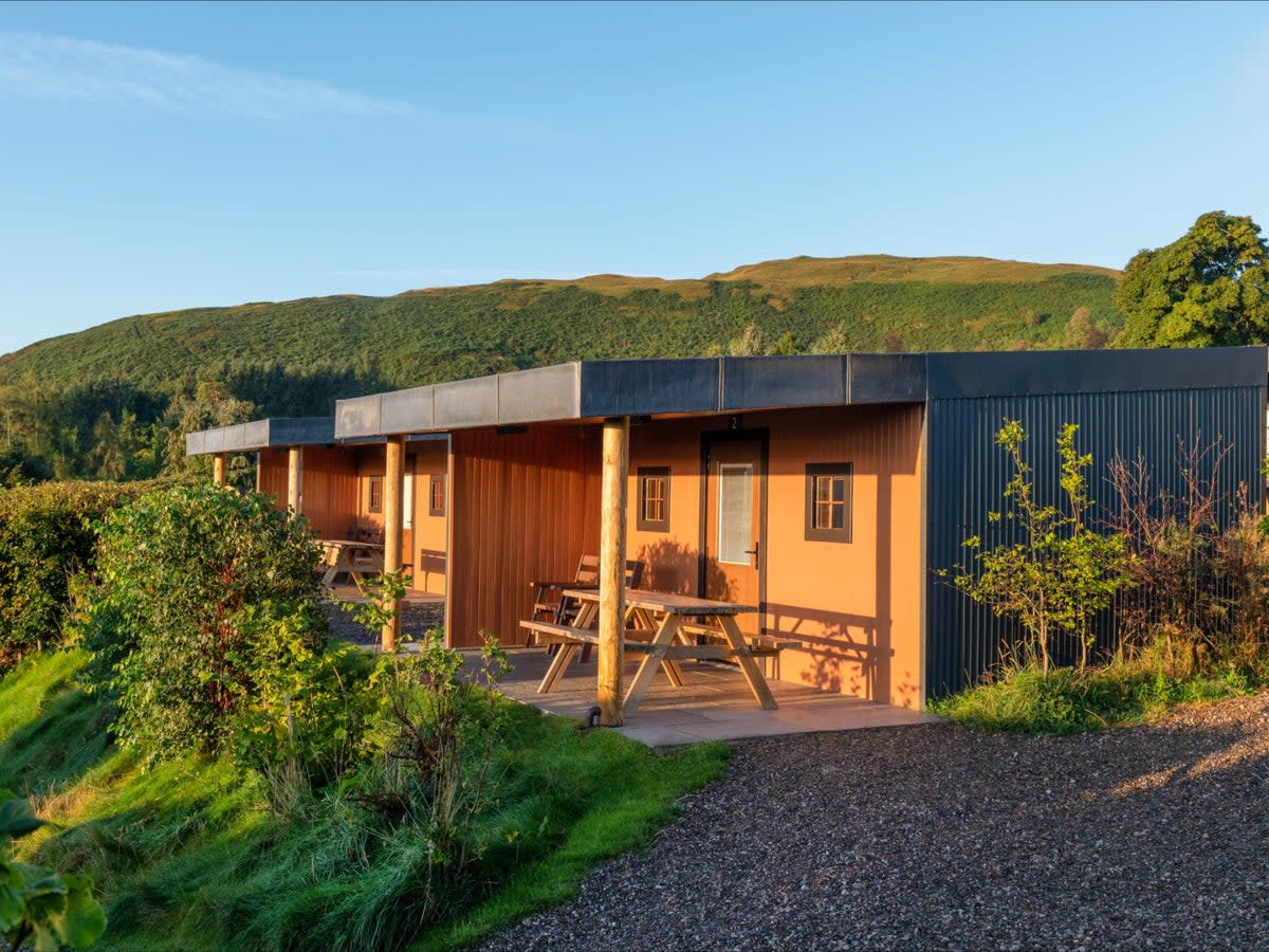 Gingerbread Houses at The Quiet Site can take two adults and four children (The Quiet Site)