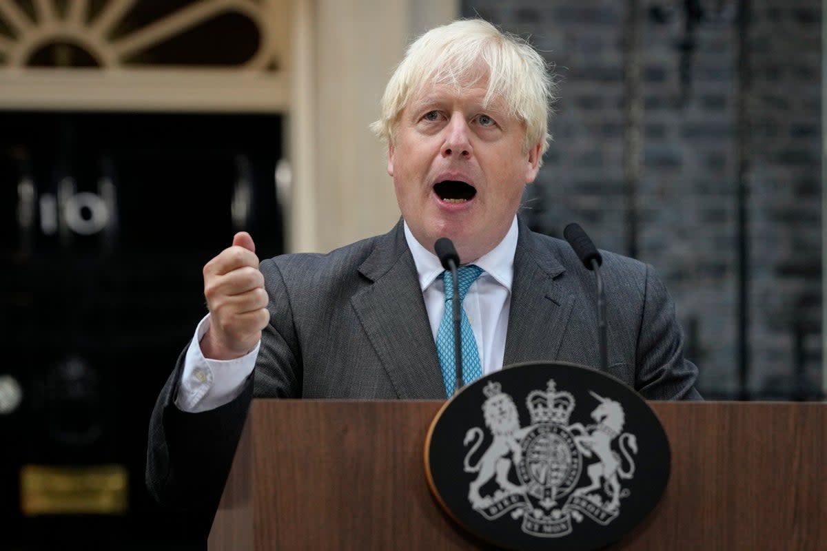 The main effect of Johnson’s temper tantrum is to increase the likelihood of a Labour government (AP)