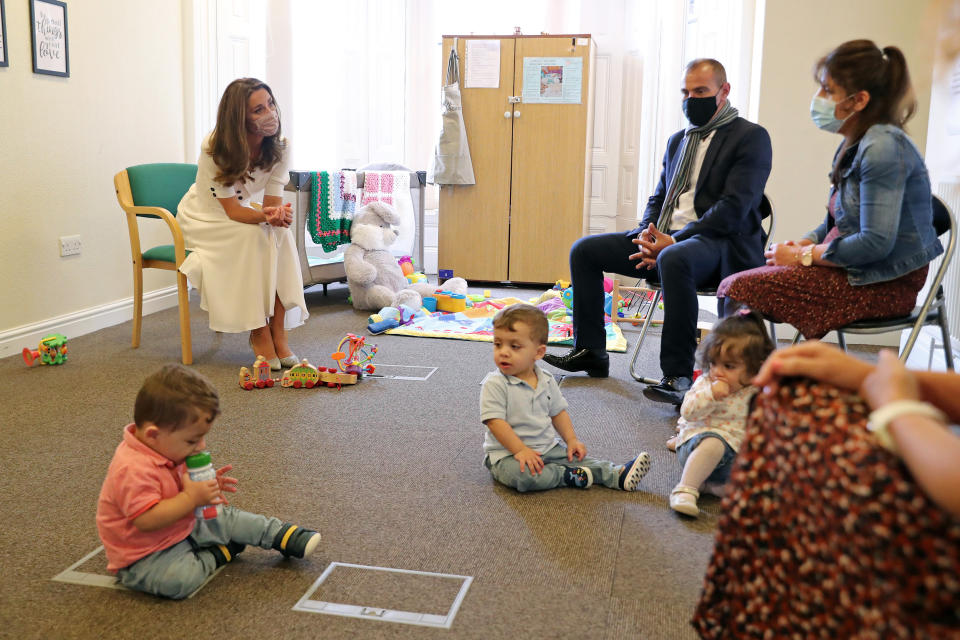 The Duchess Of Cambridge Visits Baby Basics UK And Baby Basics Sheffield (Chris Jackson / Getty Images)