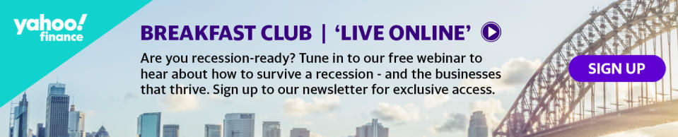 Tune into Episode 4 of the Yahoo Finance Breakfast Club: Live Online series on Thursday 21st May 10am AEST.