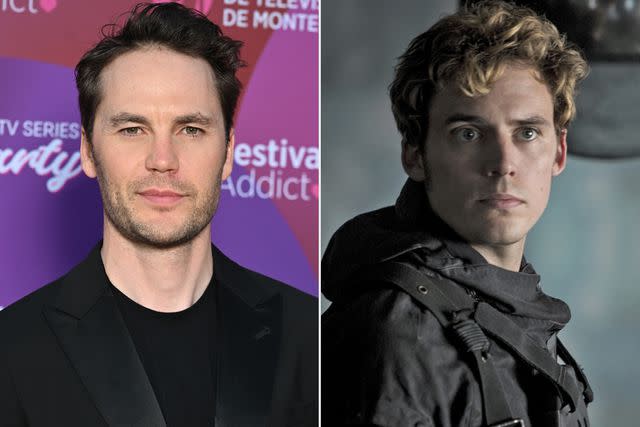 <p>Stephane Cardinale/Corbis via Getty; Lionsgate/Color Force/Kobal/Shutterstock </p> Taylor Kitsch and Sam Claflin