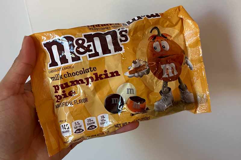 M&M's Pumpkin Pie Flavor.