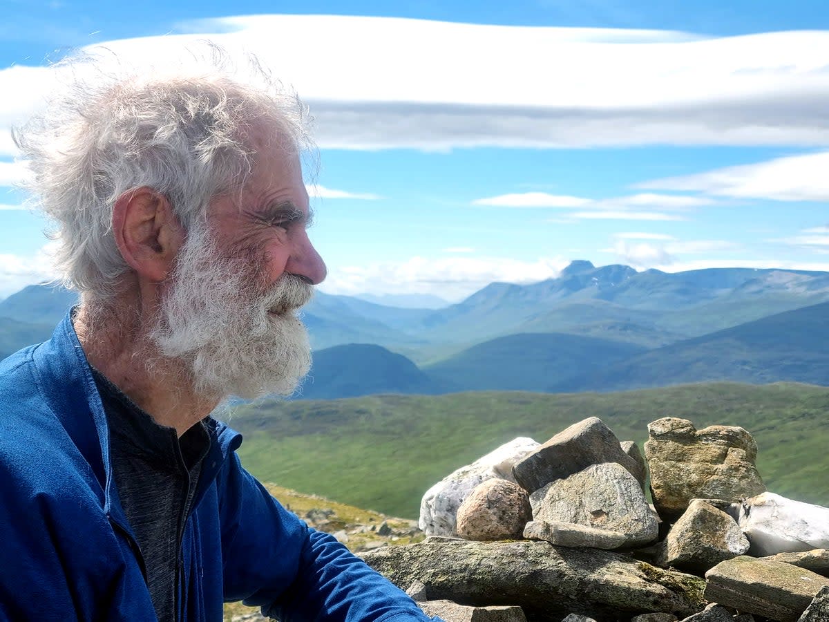 Nick Gardner is one peak away from having climbed all of Scotland’s 282 Munros (Nick Gardner Collection/PA) (PA Media)