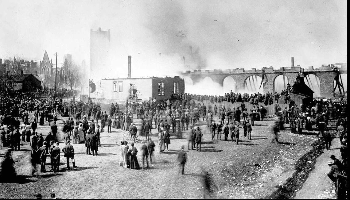 A fire in 1900 consumed the Convention Hall in downtown Kansas City just three months before it was to be the site of the Democratic National Convention. The city responded with such support that the hall was rebuilt in time for the convention. File/The Kansas City Star
