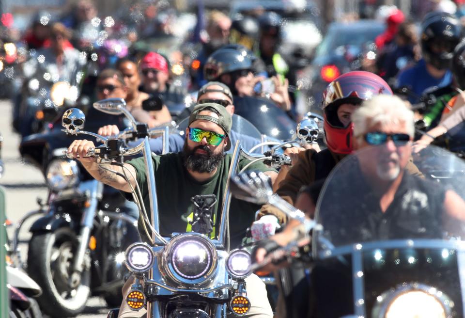 Riders pack Main Street during the closing weekend of Bike Week 2023 in Daytona Beach. The 10-day event was hailed as “a monstrous success,” by Bob Davis, president and CEO of the Lodging & Hospitality Association of Volusia County.