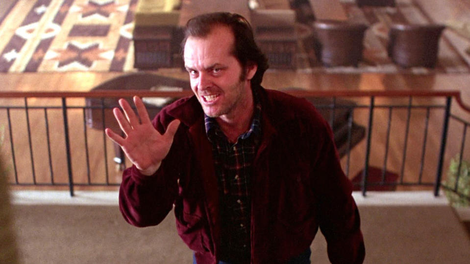 Jack Nicholson stars in 'The Shining'. (Credit: Warner Bros)