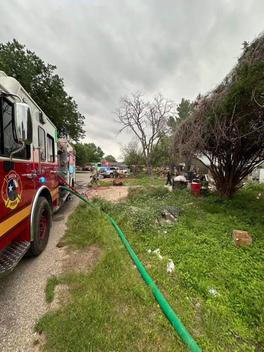 AFD crews respond to fire near east Austin (AFD photo)