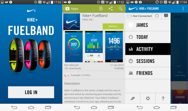 finally introduces Fuelband app for Android | Engadget