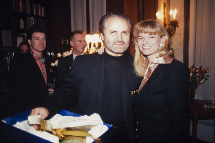 ...And I paid for it with an antique globe. This InStyle editor got the shock of her life when Gianni Versace offered to make her a custom gown for her wedding.