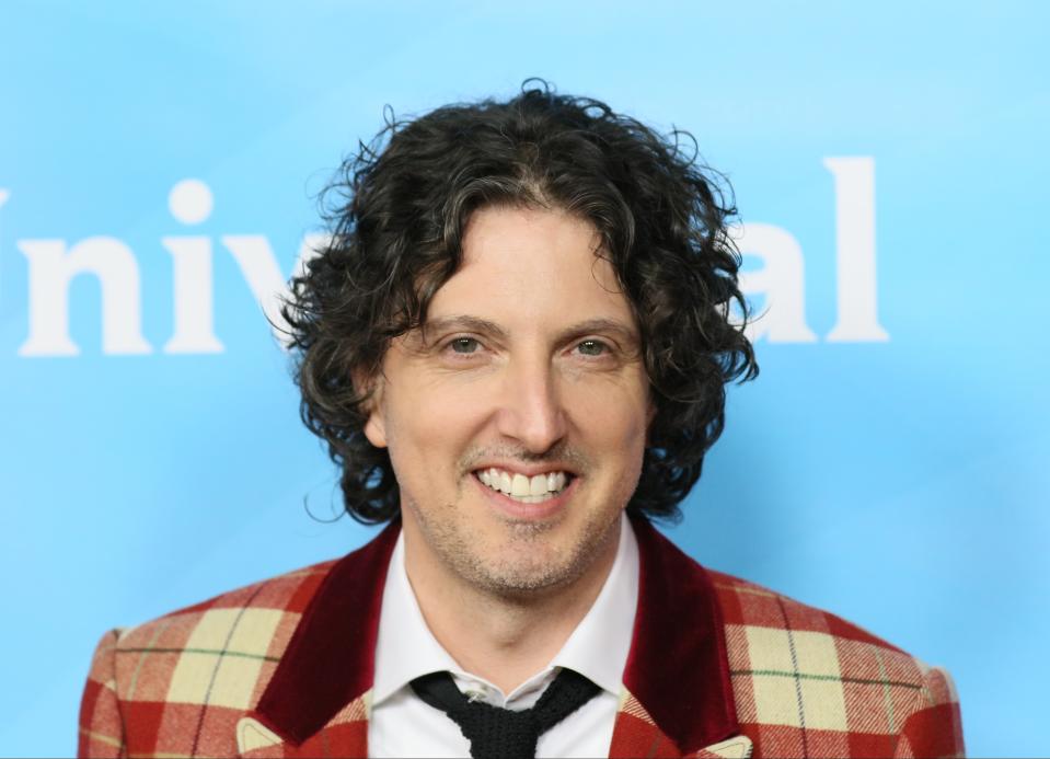 Mark Schwahn attends the NBCUniversal 2015 Press Tour at the Langham Huntington Hotel on Jan. 15, 2015 in Pasadena, Calif.