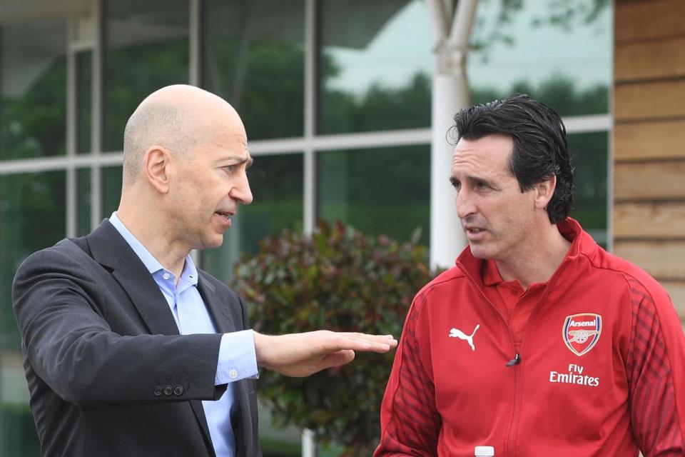 Ivan Gazidis leaving Arsenal in excellent shape, insists Unai Emery