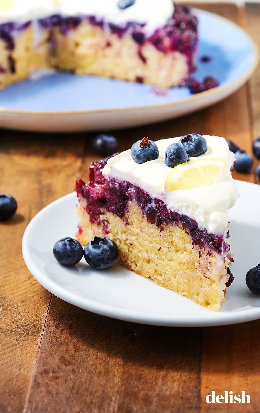 Blueberry-Lemon Upside-Down Cake