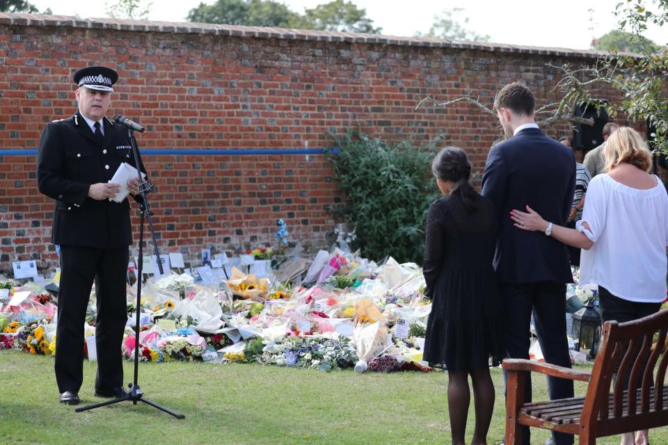 The minute's silence was held at Thames Valley, but other forces also took part (PA)