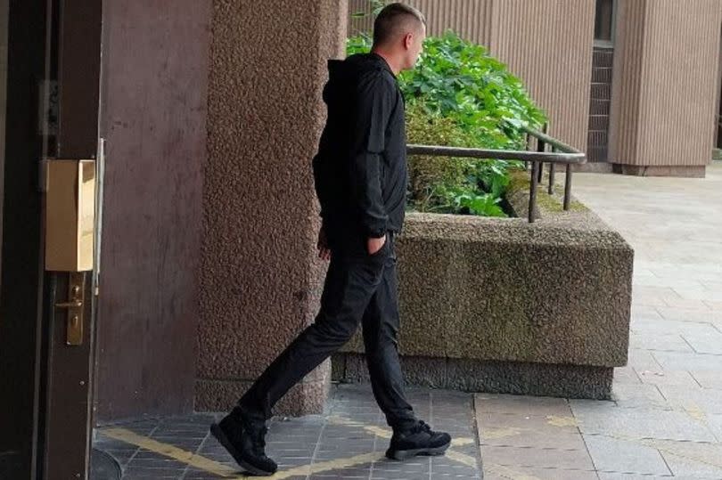 Jon Harkins outside Liverpool Magistrates' Court