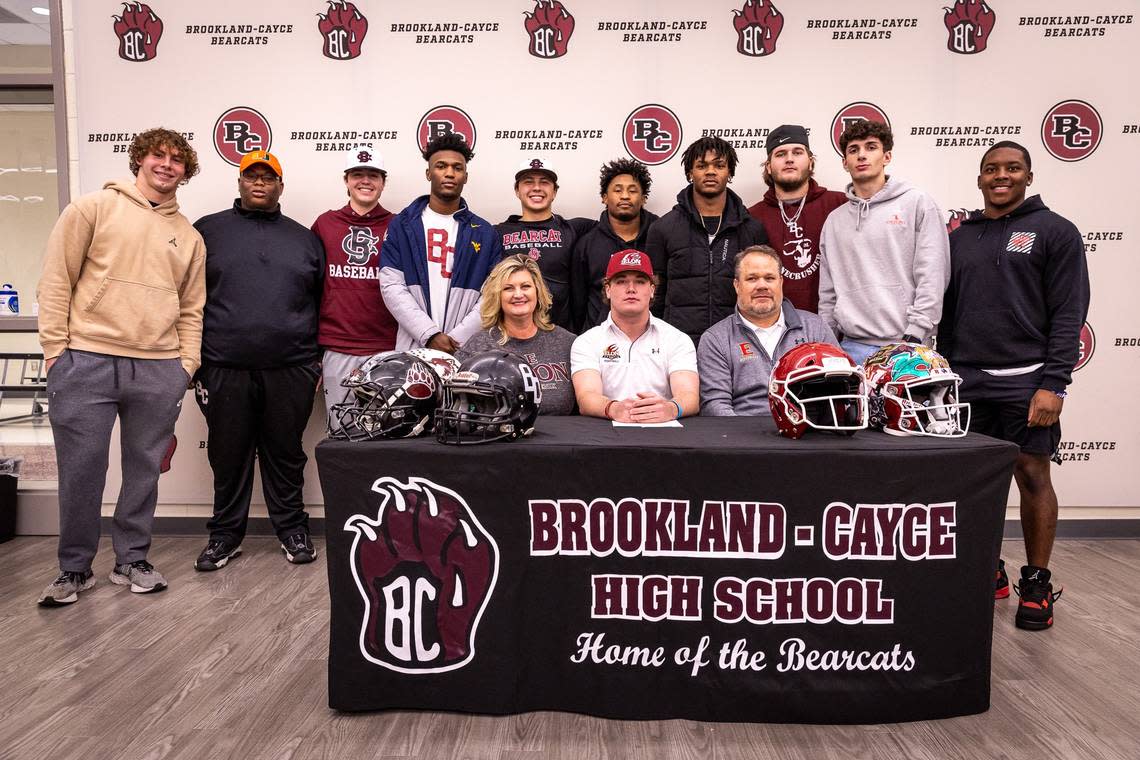 Brookland-Cayce QB Tanner Staton signed to play football at Elon on Dec. 21, 2022