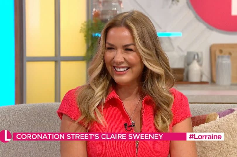 Claire was speaking on ITV's Lorraine -Credit:ITV