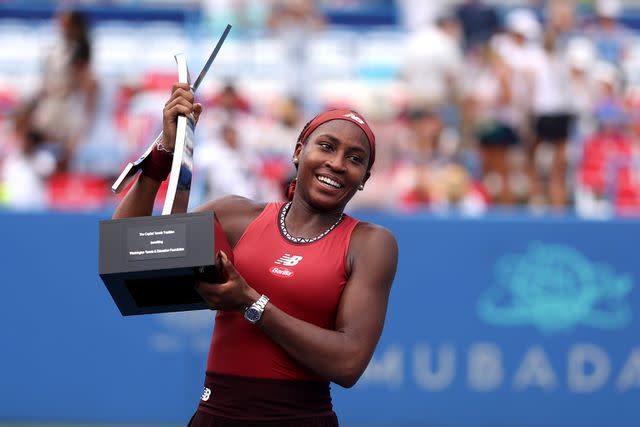 <p>Rob Carr/Getty </p> Coco Gauff