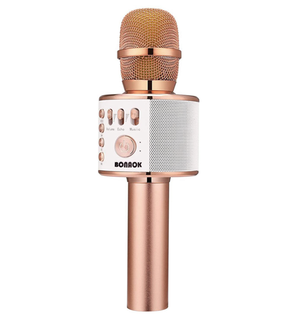 7) Bluetooth Karaoke Microphone