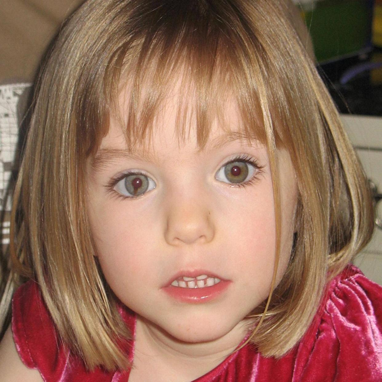 Madeleine McCann before her disappearance in 2007