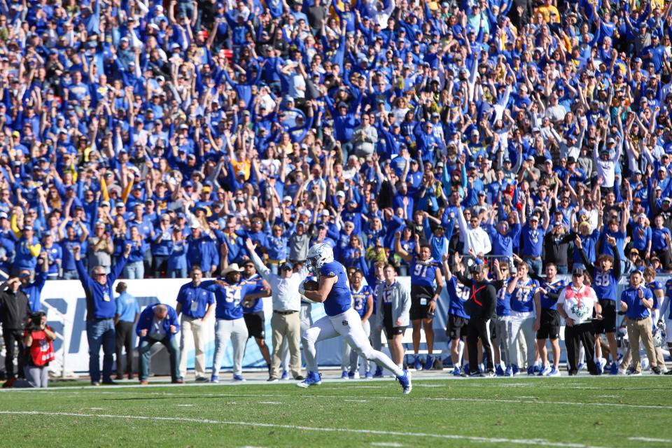 South Dakota State Jackrabbit football against the North Dakota State Bison, January 8, 2023 at Toyota Stadium in Frisco, Texas.