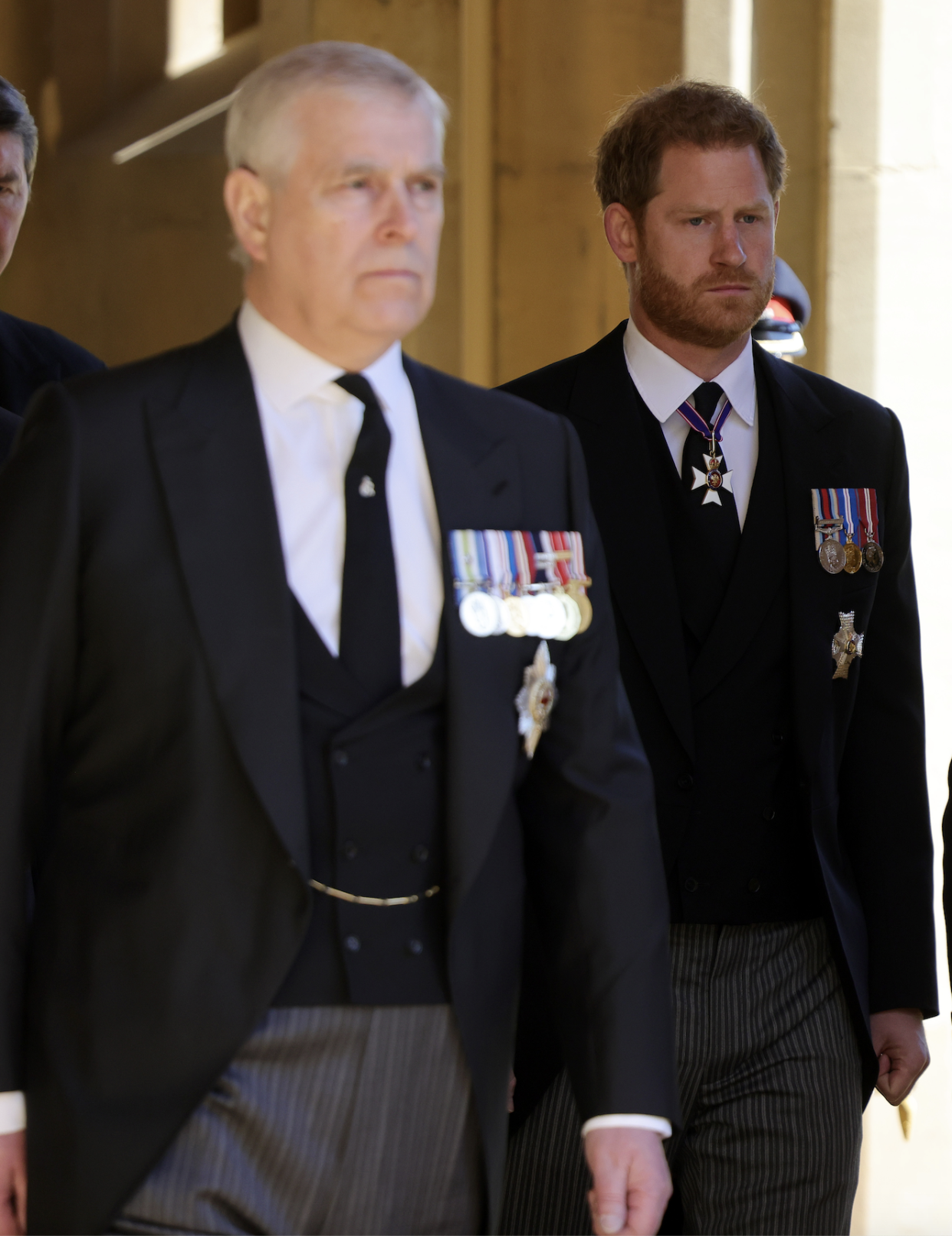 Prince Andrew and Prince Harry.