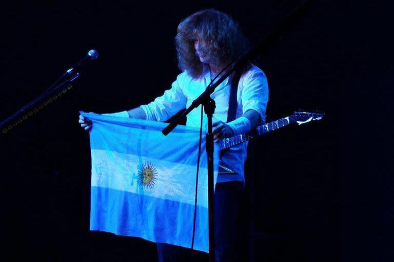 Dave Mustaine, líder de Megadeth y su declaración de amor a la Argentina