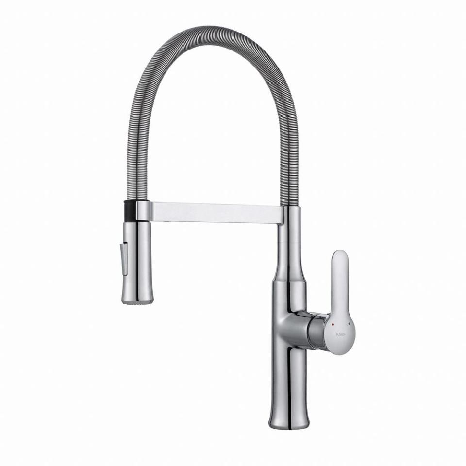 Kraus Nola Flex Commercial Style Kitchen Faucet with Dual-Function Sprayer, $200
