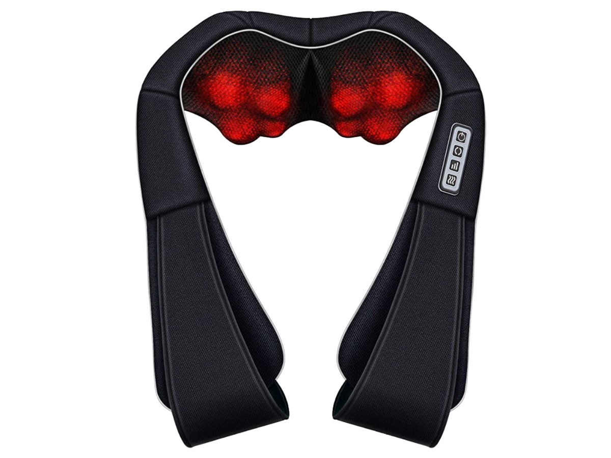 Black back massager