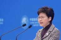 Hong Kong's Chief Executive Carrie Lam attends China International Import Expo