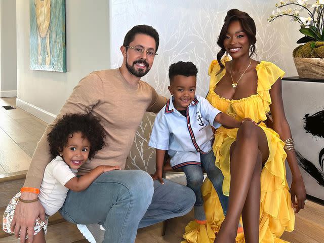 <p>Chelsea Lazkani/Instagram</p> Jeff and Chelsea Lazkani with their kids