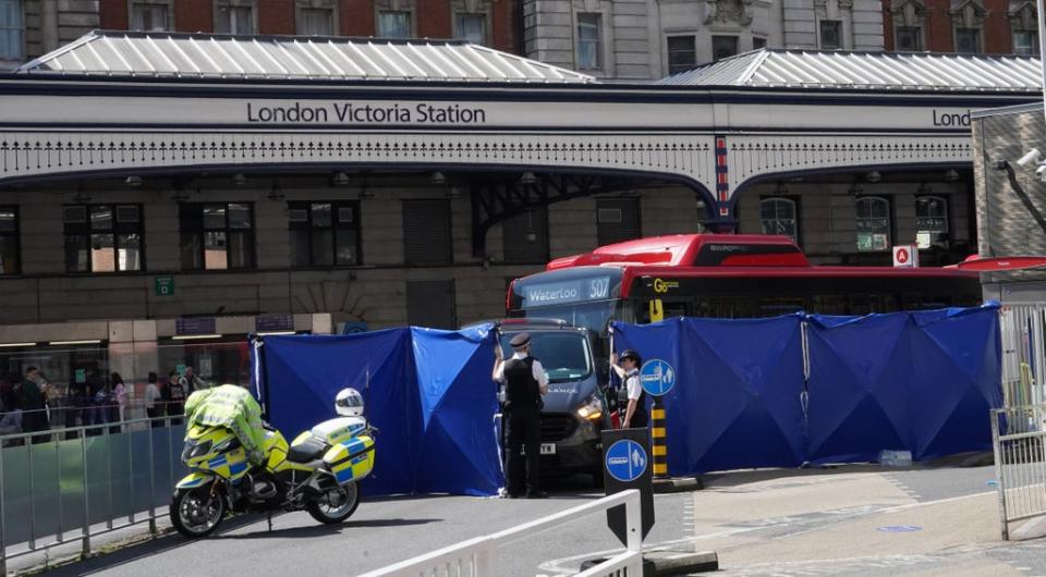 The crash involved three pedestrians (Ian West/PA) (PA Wire)