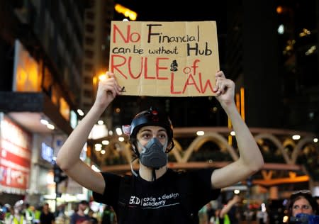 Anti-government demonstration in Hong Kong