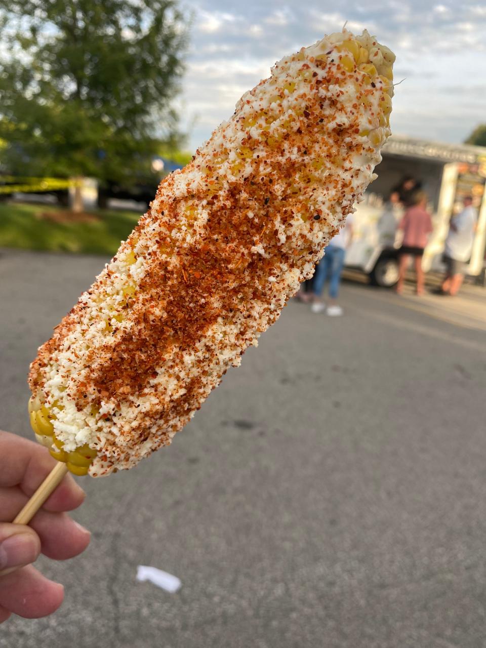 Mexican corn on the cob from Gourmet Corn.