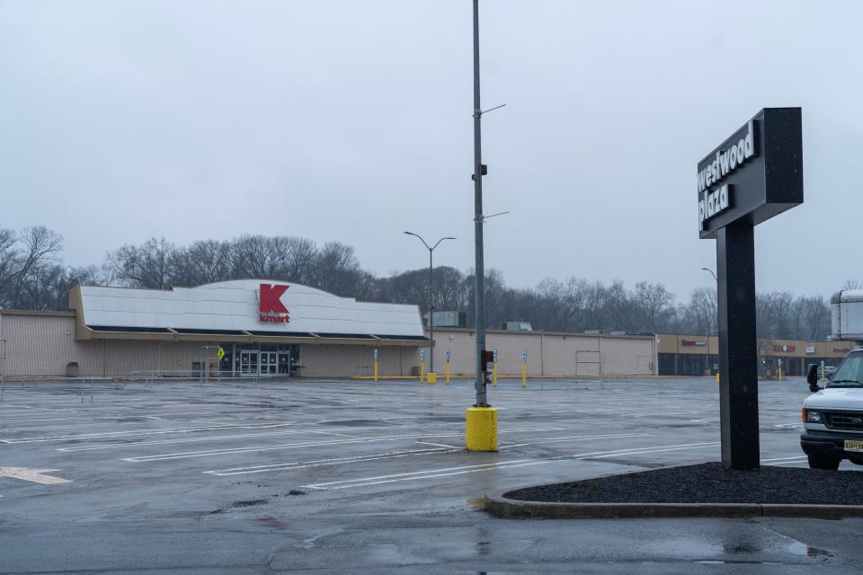 Westwood Plaza which is anchored by TJ-Maxx and a K-Mart that went out of business after 40 years in Westwood, NJ on Friday Feb. 2, 2024.