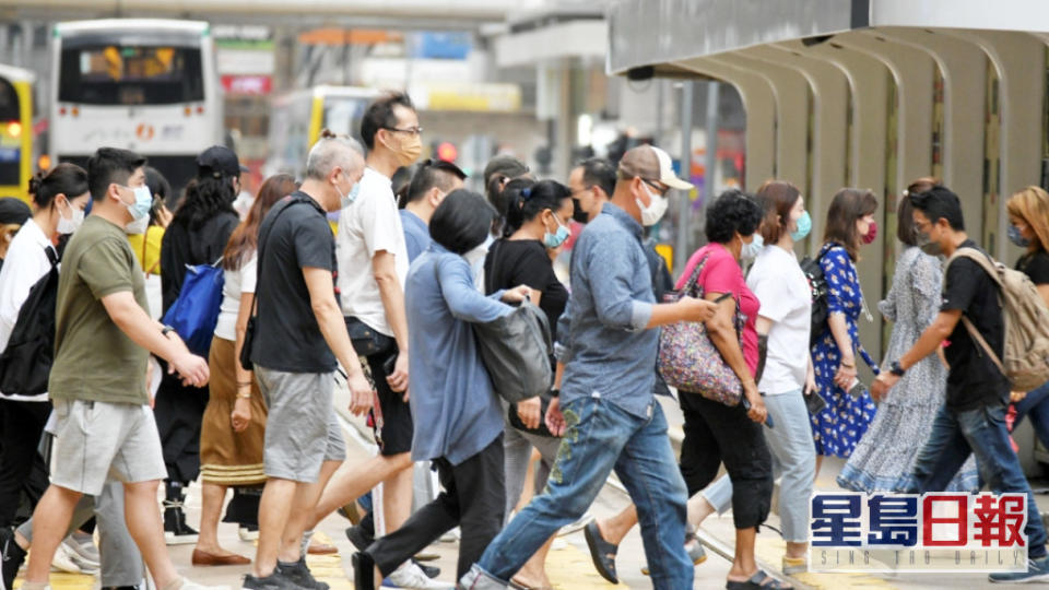 本港全年經濟預測下調到-0.5%至0.5%。資料圖片