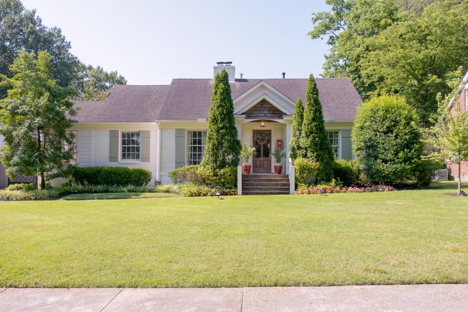 The 1949 home features 3 BR and 2 BA with an open concept plan.