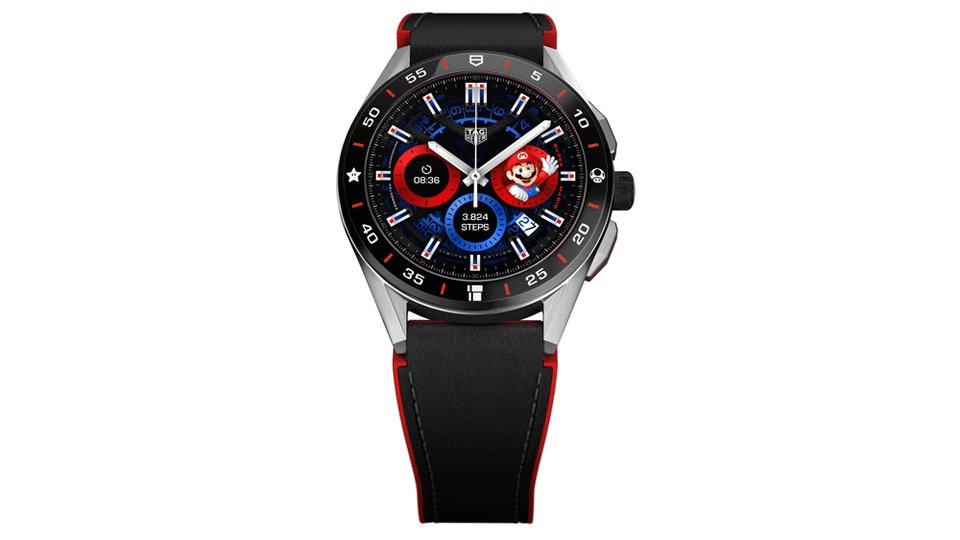 Tag Heuer x Nintendo Limited Edition Connected Watch - Credit: Tag Heuer