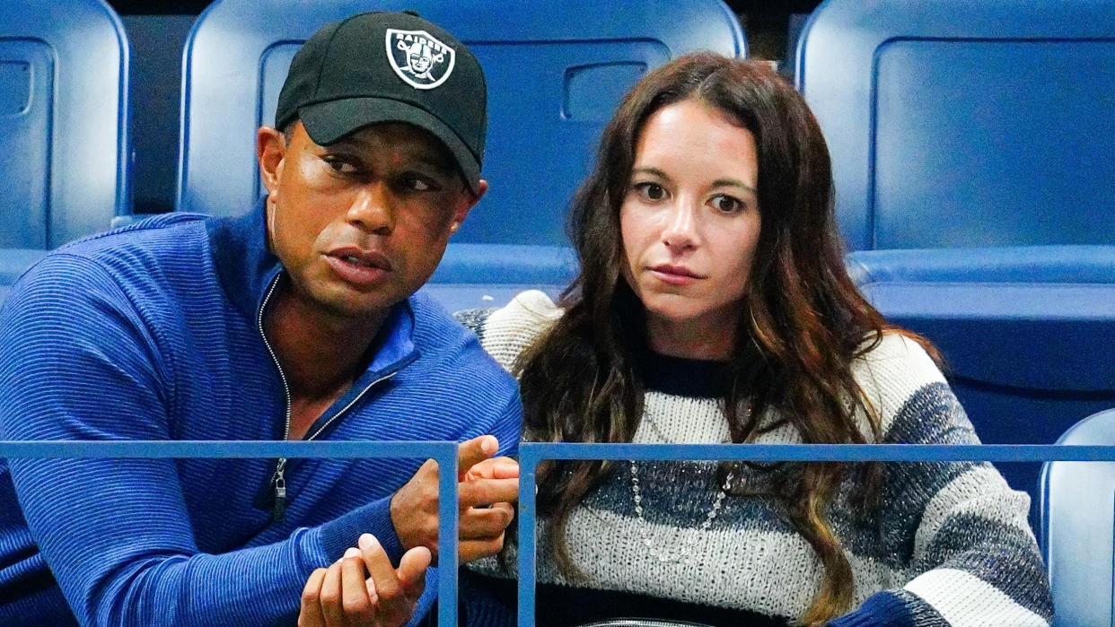  Tiger Woods and Erica Herman at the 2019 US Open tennis 