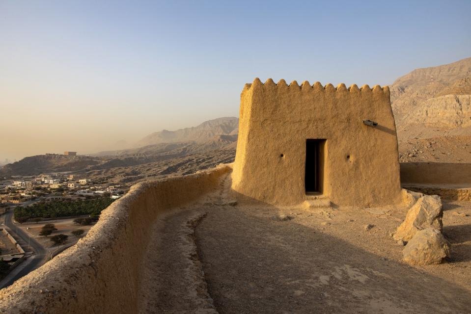 Dhayah Fort near Al Rams in Ras Al Khaimah, United Arab Emirates, on Sunday, June 25, 2023. (Christopher Pike/Bloomberg)