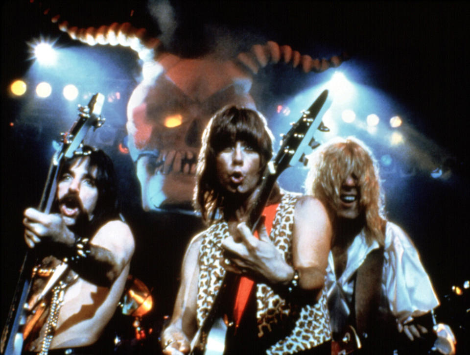 <a href="http://movies.yahoo.com/movie/this-is-spinal-tap/" data-ylk="slk:THIS IS SPINAL TAP;elm:context_link;itc:0;sec:content-canvas" class="link ">THIS IS SPINAL TAP</a> (1984) <br>Directed by: <span>Rob Reiner</span> <br>Starring: <span>Harry Shearer</span>, <span>Christopher Guest</span> and <span>Michael McKean</span>