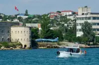 <p>Cabe recordar que hasta 2014 Crimea pertenecía a Ucrania, pero Rusia decidió ese año ocupar la península. (Photo by OLGA MALTSEVA/AFP via Getty Images)</p> 