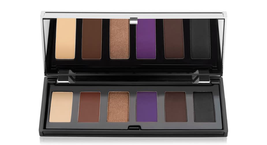 This limited edition Purple Haze eyeshadow palette features a selection of velvety pigmented chocolate shades with matte and frosted purple finishes, which can be layered or used along for a mesmerising look. <a href="https://fave.co/2mu2wDv" rel="noopener" target="_blank" data-ylk="slk:Shop now;elm:context_link;itc:0;sec:content-canvas" class="link ">Shop now</a>.