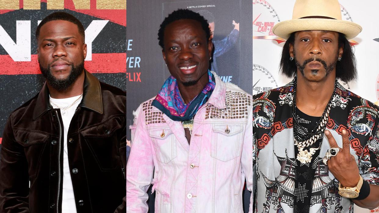 Kevin Hart, Michael Blackson, and Katt Williams